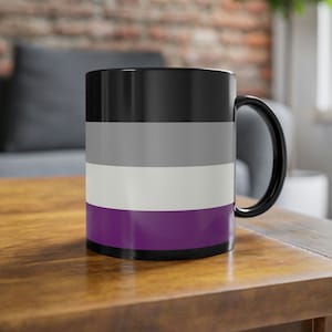 Asexual Pride Flag Ceramic Mug - 325ml (11oz.) - mug - lgbtq style - LGBTQ+ - ceramic mug - asexual pride