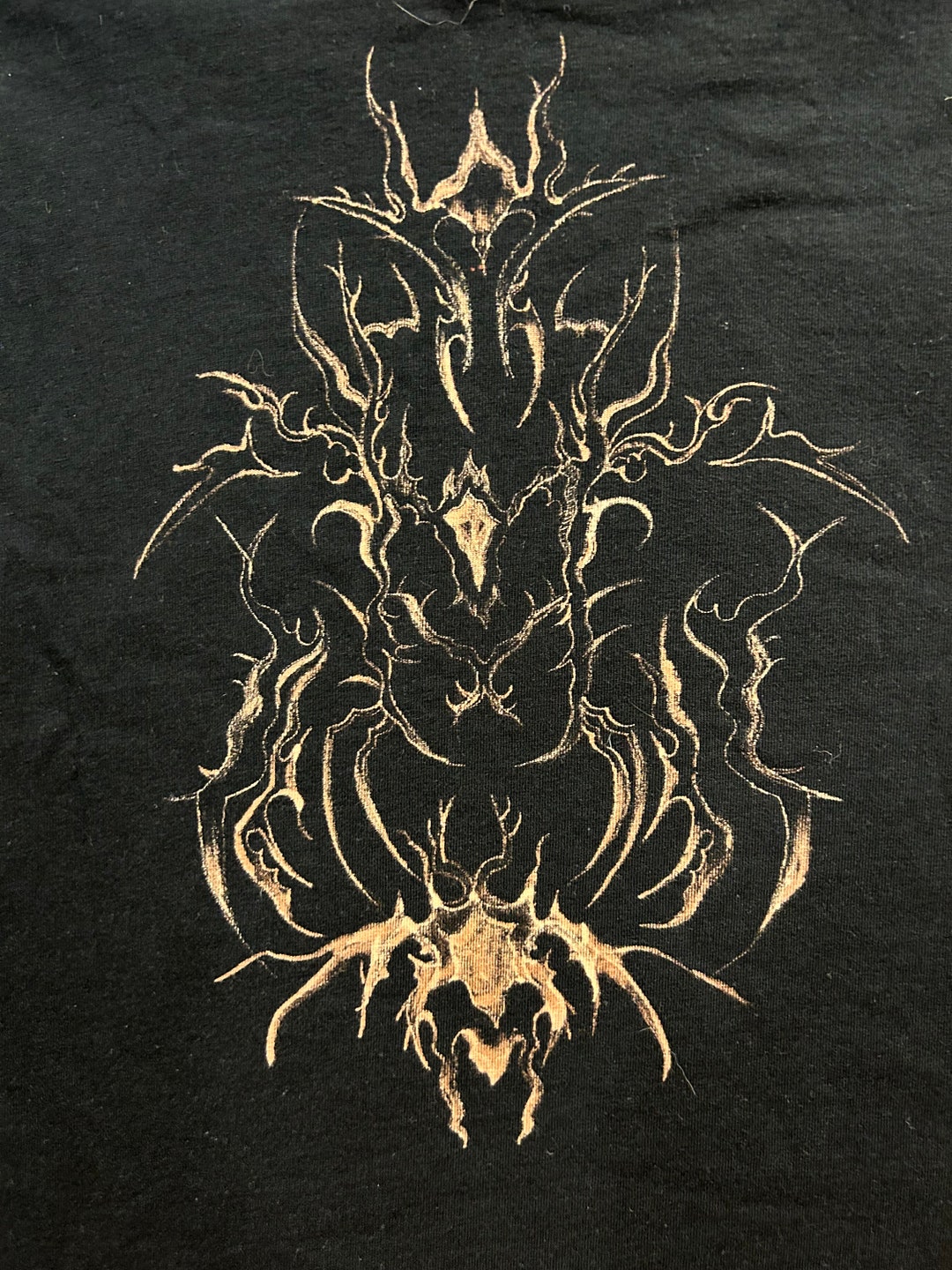 Cybersigil Bleach-dyed Shirt - Etsy