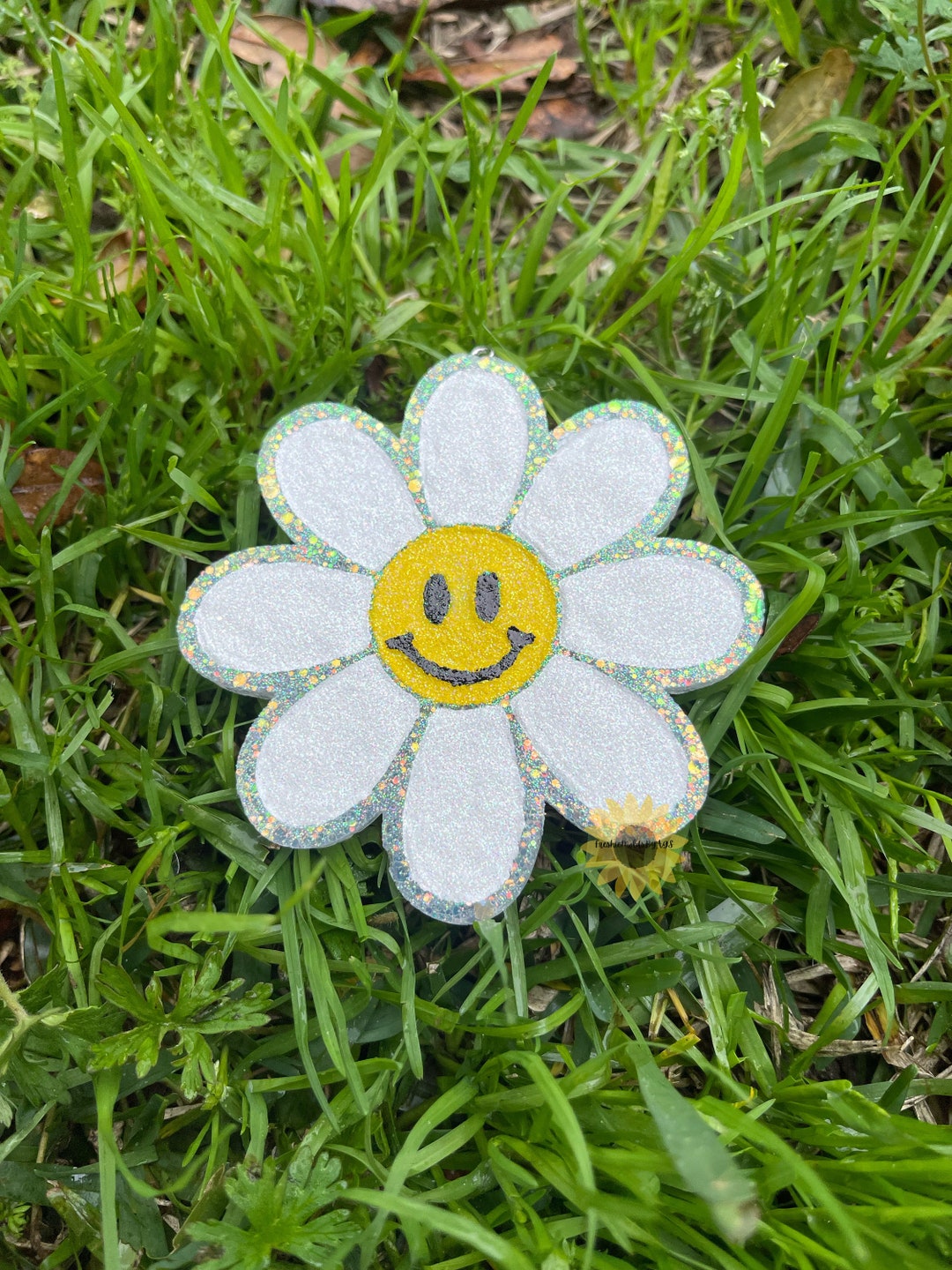 Daisy Smiley Flower Silicone Mold Freshies, Silicone Molds, Silicone