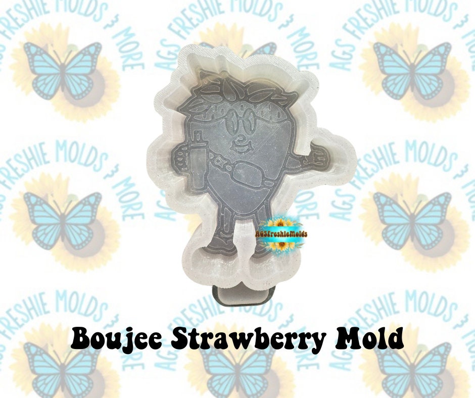 Strawberry SPECIAL OFFER Silicone Mold 5 Cavities Wax Mold Resin