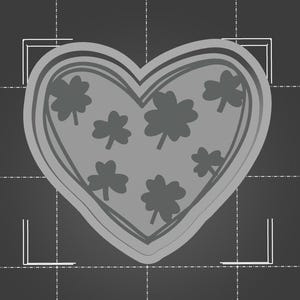 Shamrock Heart Freshie STL, Instant Download, STL file only, 3D Printing