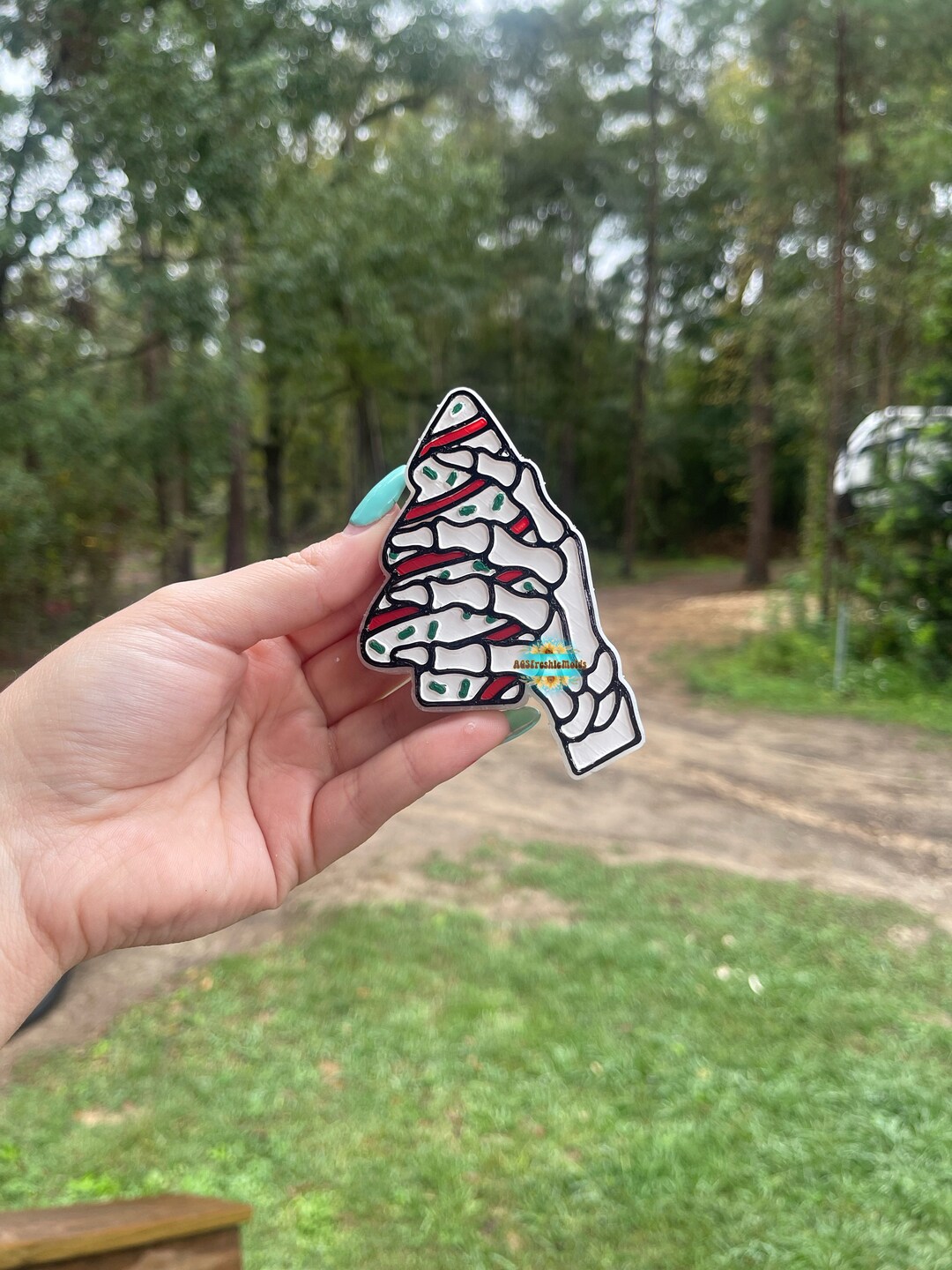 Snack Cake Skellie Silicone Mold Freshies, Silicone Molds, Silicone