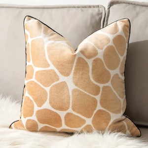 Giraffe Throw Pillow Etsy Canada
