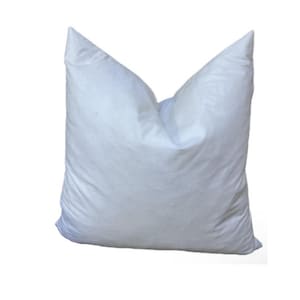 22X22 Pillow Insert, Throw Pillow Inserts, Feathers Down Blend, Cushion Cover Insert, White Couch Pillow, Boho Throw Pillow, Square Pillow