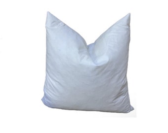 Feather Down Blend Pillow Insert: 24x24 Square Cushion