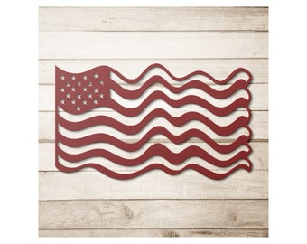 American Flag Wall Art, Metal American Flag, Metal Flag, Man Cave, Usa Flag, 4Th Of July, American Flag, Military, Patriotic Wall Decor, USA