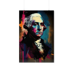 Street Art, Colorful Graffiti, Extra Large Wall Art, Graffiti Canvas Art, Living Room Wall Art, Banksy Canvas, Republican, Democrat, USA