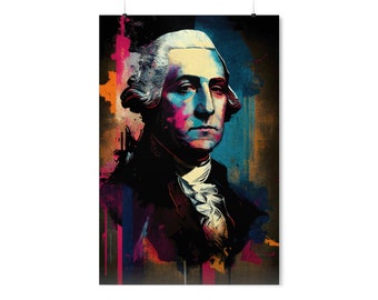 Street Art, Colorful Graffiti, Extra Large Wall Art, Graffiti Canvas Art, Living Room Wall Art, Banksy Canvas, Republican, Democrat, USA