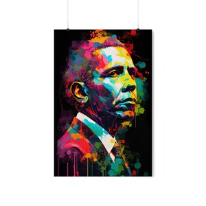Street Art, Colorful Graffiti, Extra Large Wall Art, Graffiti Canvas Art, Living Room Wall Art, Banksy Canvas, Republican, Democrat, USA