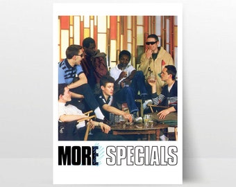 THE SPECIALS Reimagined 1980 UK Tour Poster A3 Size. Two Tone Ska