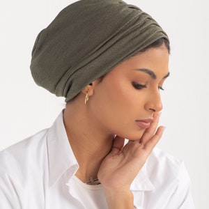 Copricapo turbante istantaneo pre-annodato per donna, copricapo elastico e traspirante, elegante copricapo regalo per la perdita dei capelli da chemioterapia e alopecia