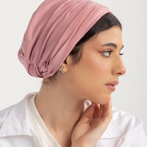 100% Cotton Pre-tied Instant Turban Head Wrap for Women, Comfortable Breathable Stylish Chemo Alopecia Hair Loss Head Covering Gift
