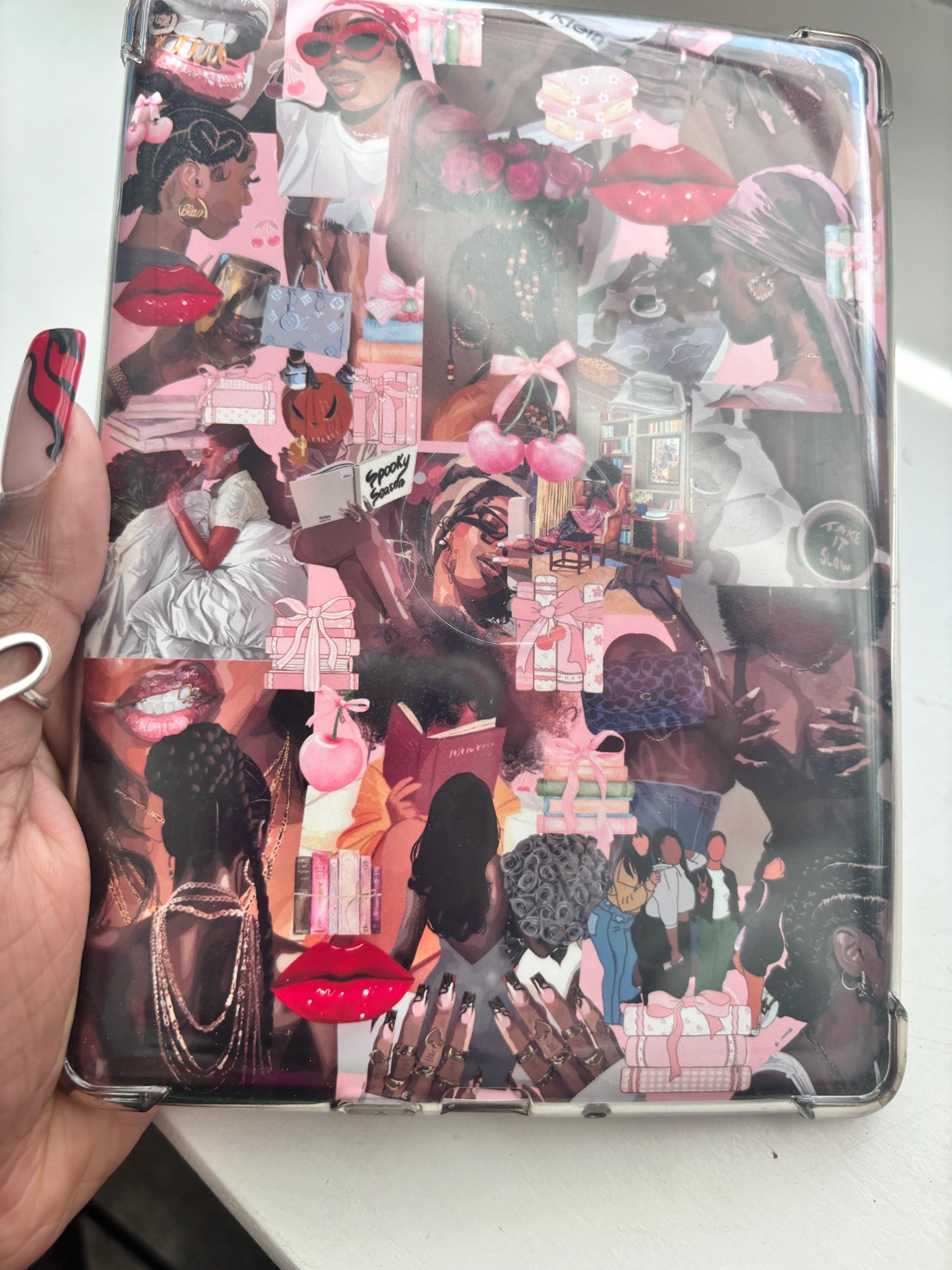 Black Girl Kindle Insert - Etsy