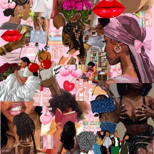 Black Girl Vibes Kindle Insert