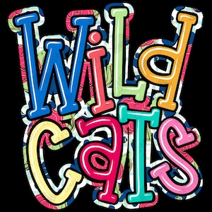 Wildcats,design, png, sublimation, dtf, mascot