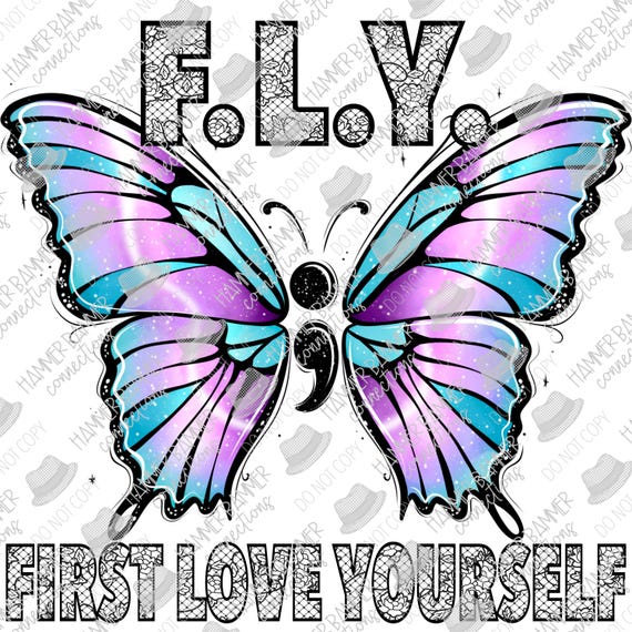 Fly First Love Yourself - Etsy Israel