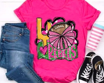 Pink out, rebels, mascot, breast cancer awareness, October, football, digital, design, png, sublimation, dtf