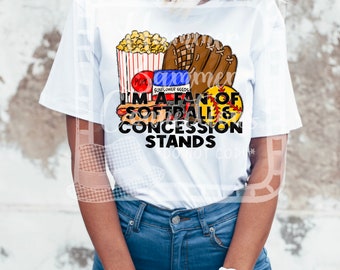 Softball and concession stands