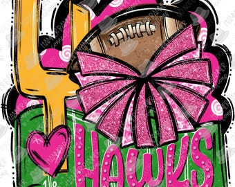 Pink out, haviken, mascotte, borstkanker, oktober, voetbal, digitaal, ontwerp, png, sublimatie, dtf