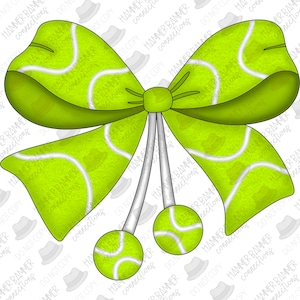 Tennis coquette bow, digital design, png, sublimation, dtf