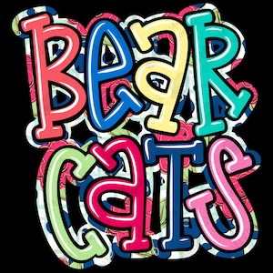 Bearcats, design, png, sublimation, dtf, mascot