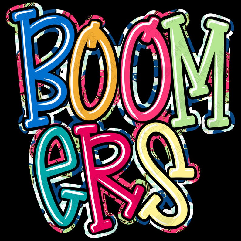 Boomers, Design, Png, Sublimation, Dtf, Mascot - Etsy