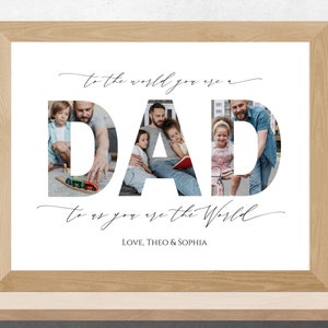 Father&#39;s day gift idea custom print fathers day photo digital download present for dad thoughtful gift perfect father&#39;s day gift with love