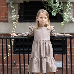 FINAL SALE Spring girl dress for 3-8 year old girls perfect for casual, school and special occasions Gift for girls image 7