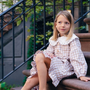 FINAL SALE Spring cottagecore dress for girls 3-8 years old for casual, school and other occasions Gift for girls image 6