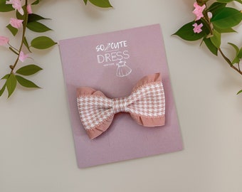 FINAL SALE | Plaid Hair Bow for Girls - Adorable Bow in Classic Plaid Colors | Gift for girls