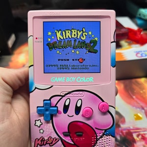 UV Printed Kirby Gameboy Color Backlit IPS OSD