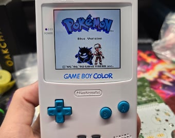 Custom White Gameboy Color Backlit IPS