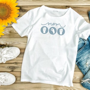 Gift for ASL Mom Sign Language Shirt for Mom Christmas Gift for ASL Mothers Day Sign Language Gift for New Mom Pregnancy Announcement