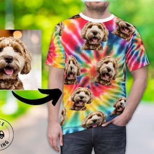 Custom Face All Over Print Photo T-Shirt Personalized Shirt with Face Custom Shirt with Face/Photo Custom shirt logo All Over Print Shirt
