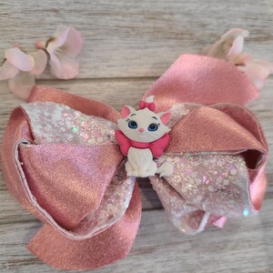 Disney inspired Marie hair bow