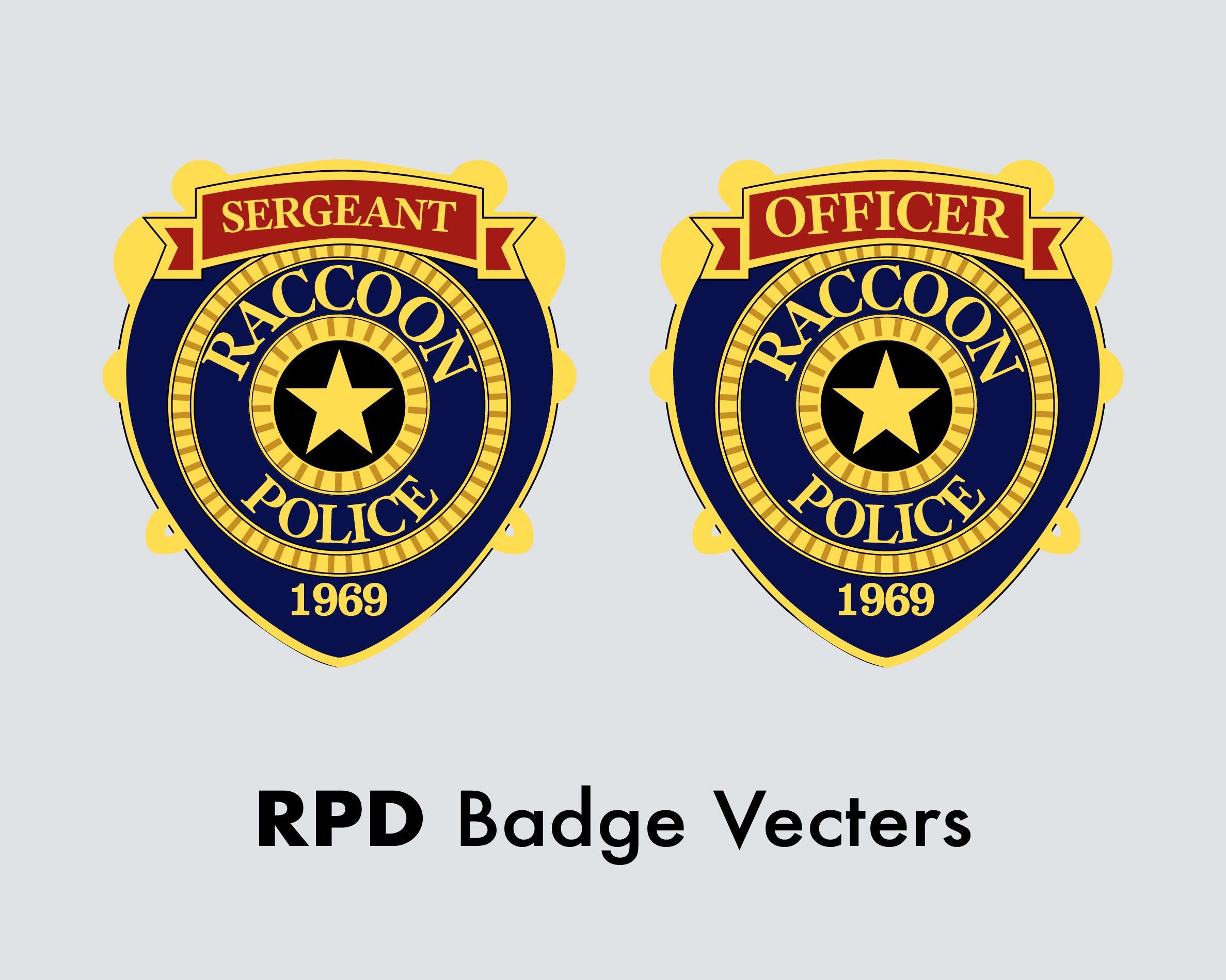 Raccoon City RPD Vector Graphic Images | Resident Evil Cosplay
