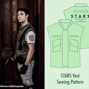 STARS Vest Sewing Pattern PDF - Digital Download | Resident Evil Cosplay