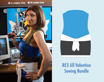 Jill Valentine RE3 Sewing Pattern PDF - Digital Download | Resident Evil 3 Cosplay