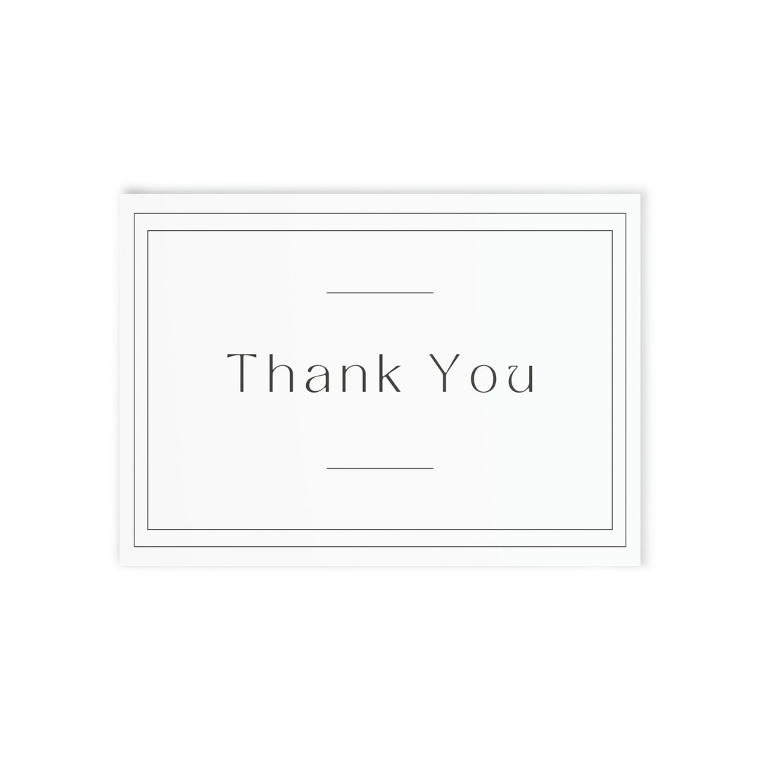 Basic Thank You Card, Wedding Thank You, Gift Thank You, Basic Card