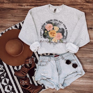 I dont know where you got your opinion but I hope you kept the receipt, unisex sublimation crewneck Original Design