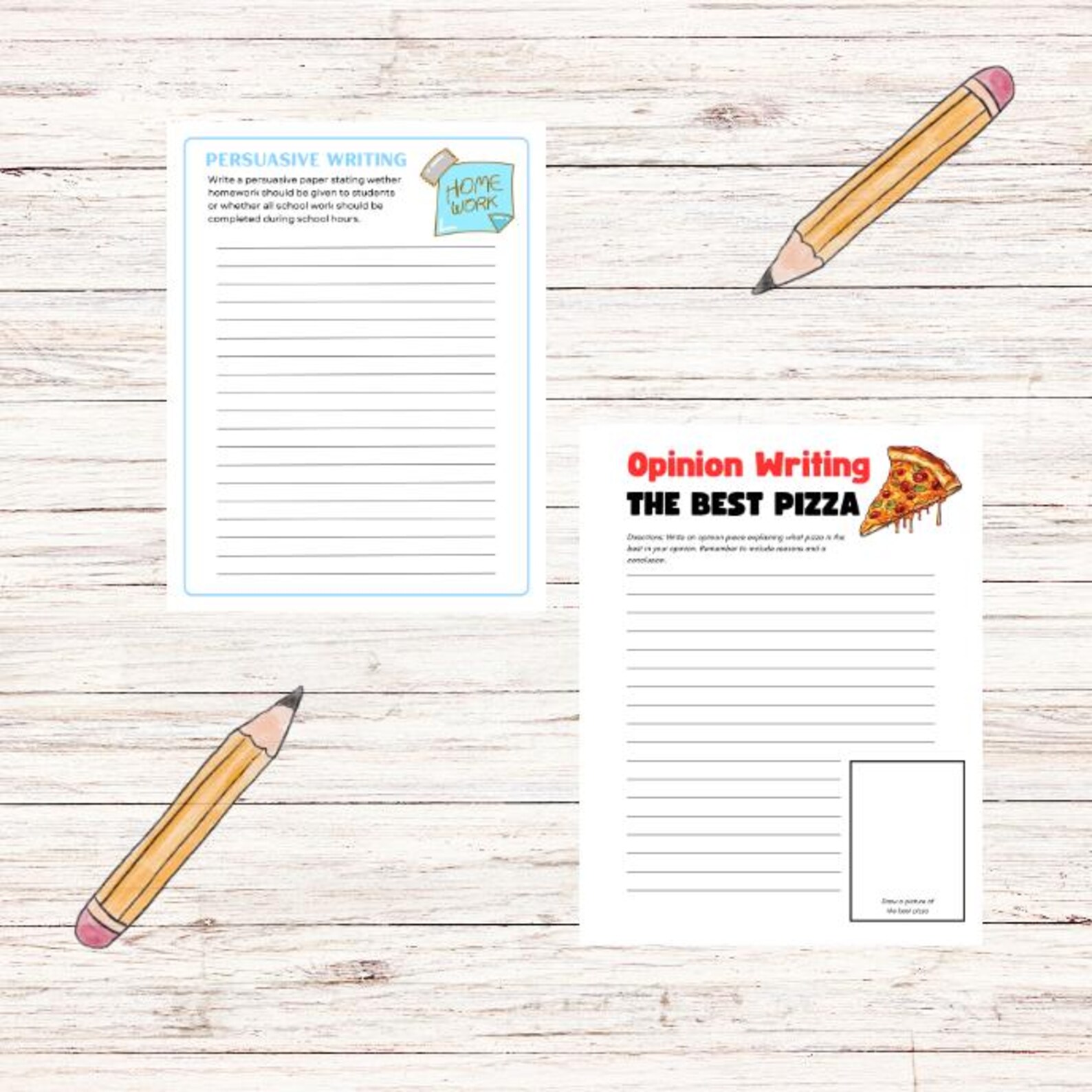 Middle School Writing Prompts | Digital Download | Printable Writing ...