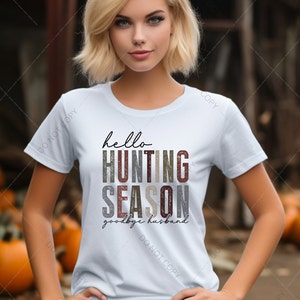 Hunting Season Goodbye Husband PNG Digital Download image 6