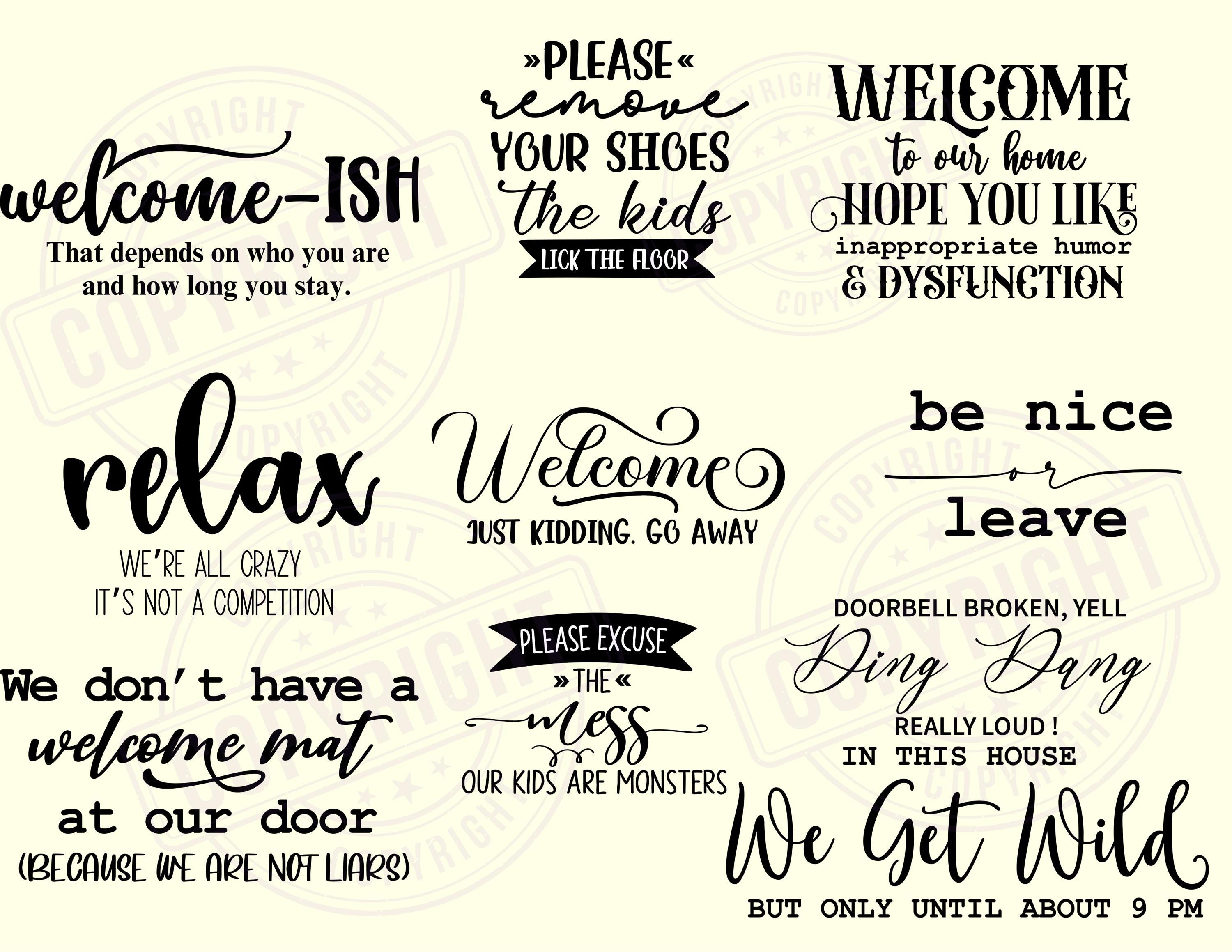 Funny Welcome Phrases