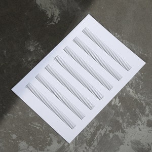 Printable Blank 6-string Guitar Tablature Notation 7 Staves for ...