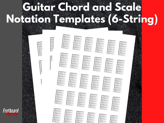 Acordes Guitarra Pdf Plantillas De Acordes Y Escalas Para Imprimir