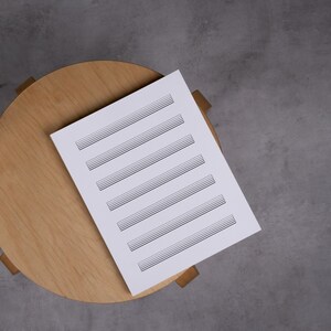 Printable Blank 6-string Guitar Tablature Notation 7 Staves for ...