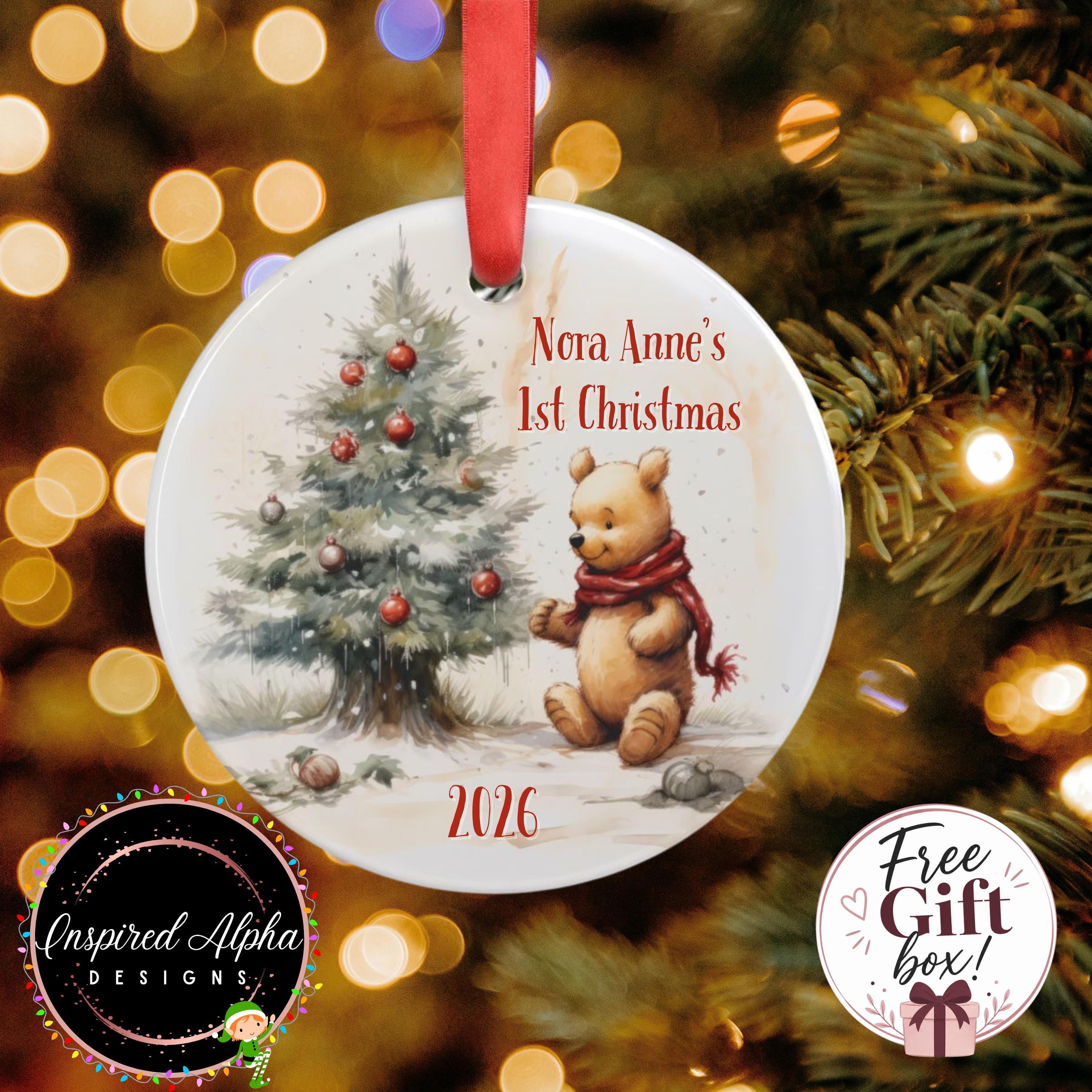 Pooh Ornaments - Etsy
