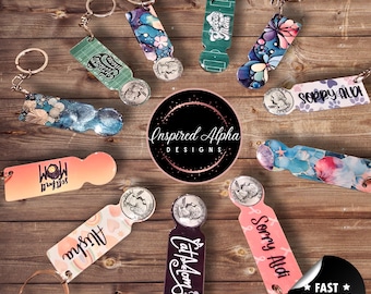 Aldi Quarter Keychain: Custom Shopping Cart Coin - Sports Mom & Pet Lover Designs