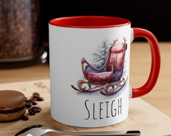 Christmas Mug Gift Hot Chocolate Mug Holiday Coffee Mug Mom Xmas Present Gift for Sister Gift for Wife Gift for Her Cute Girlfriend Gift