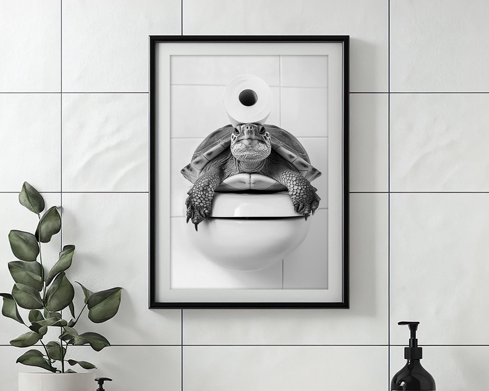 Plaque en métal vintage avec vache des Highlands, lecture de journaux, humour drôle, animal fantaisiste pour la maison, la salle de bain et les toilettes - 30,5 x 20,3 cm